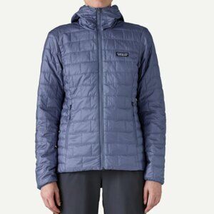 nano puff hoody color current blue women